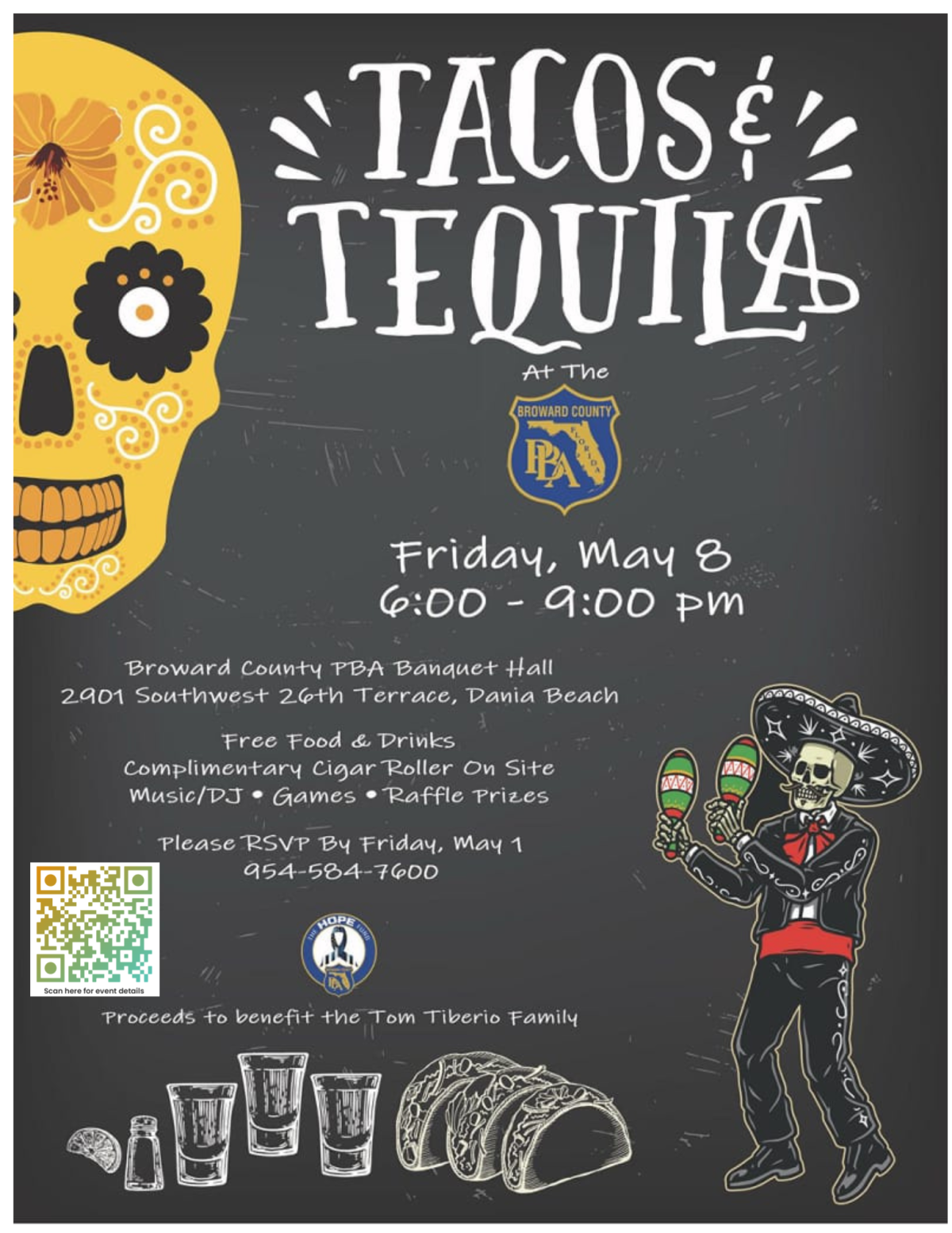 TACOS & TEQUILA at the BROWARD COUNTY PBA